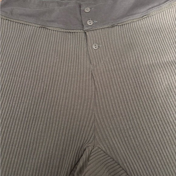 Free People Most Wanted Joggers Pants Green High Rise Wide Leg Size M worn once. - Picture 7 of 12